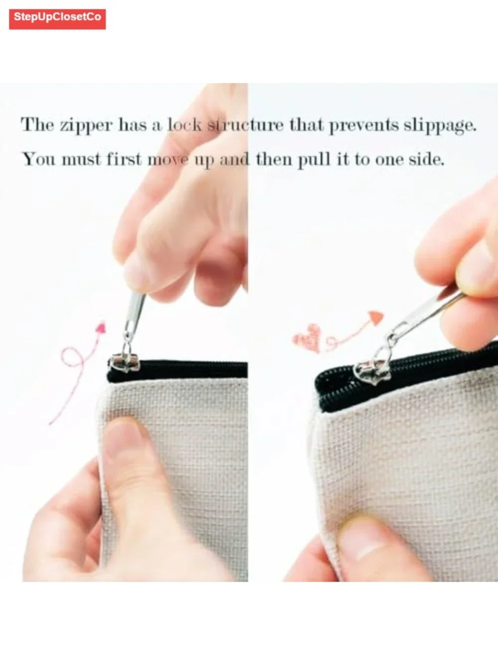 Boho Floral Cosmetic Bag Zipper Pouch Travel Makeup Organizer for Women